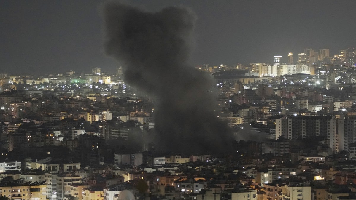 Israel angriper mål i Beirut