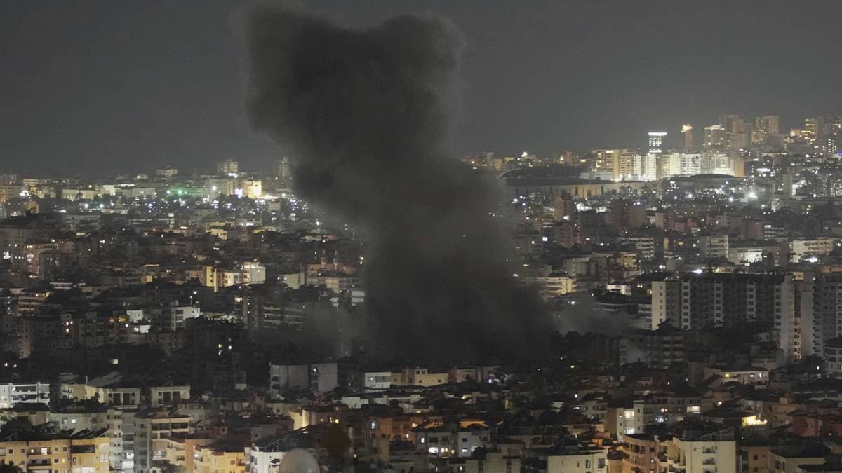 Israel angriper i Beirut