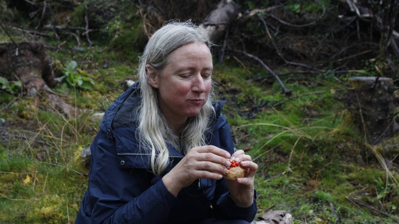 Aud Slettehaug et ostesmørbrød