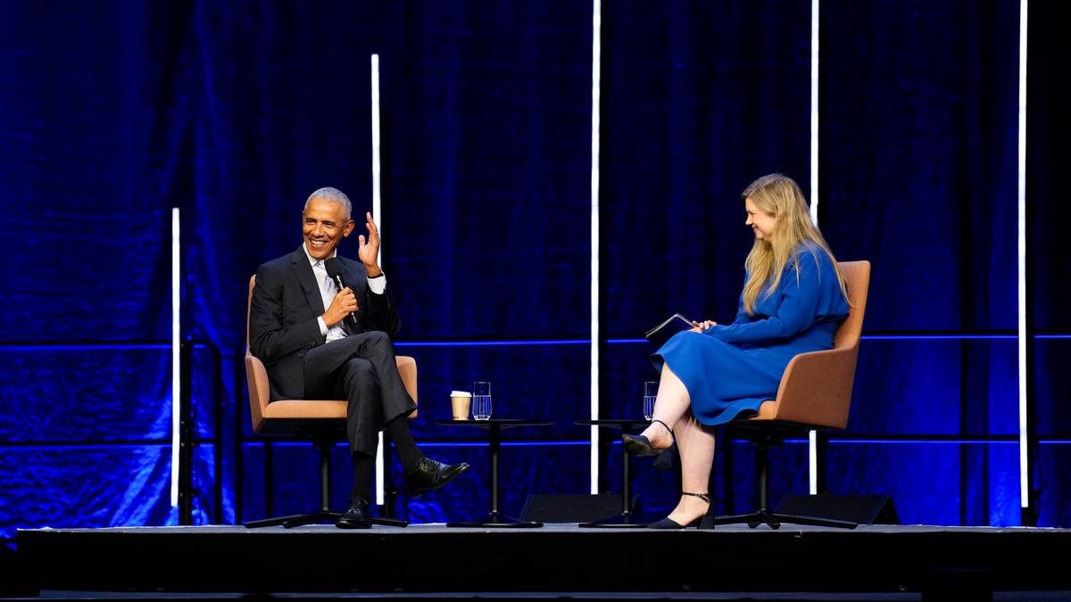 Obama i Norge: – Kona mi sier jeg ser bra ut