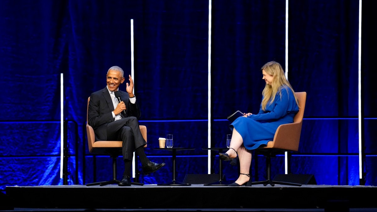 Obama hyllet Norge i Oslo Spektrum