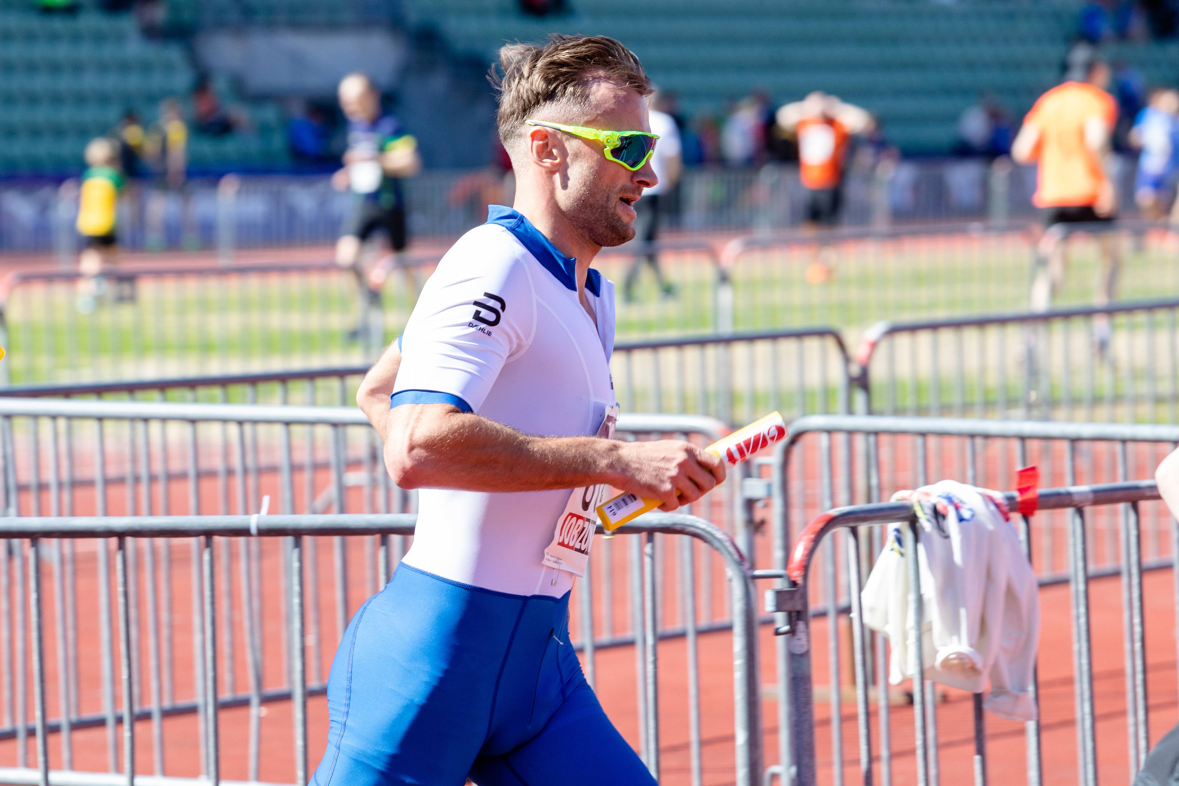 Petter Northug i aksjon under Holmenkollstafetten i 2018