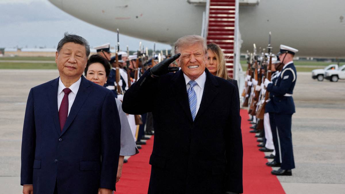 Slik brukar Kina velkomsten Xi fekk av Trump som propagandamat