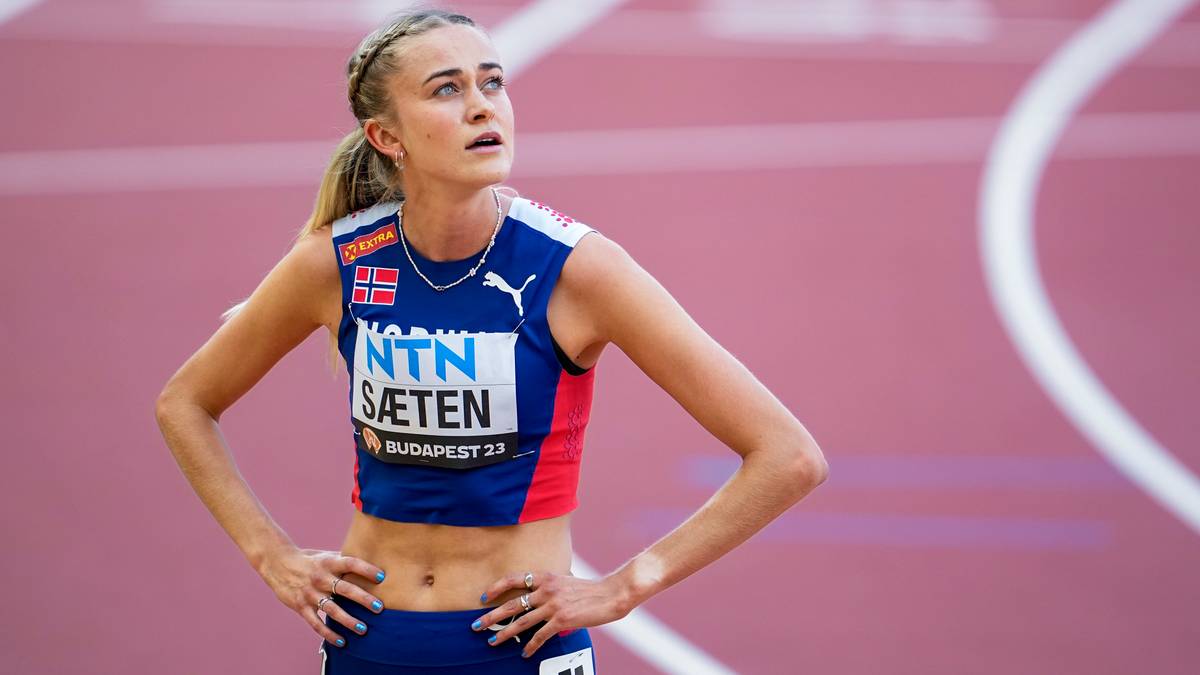 Sæten først i mål på 800-meter under Bislett Games