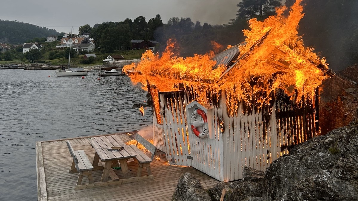 Brann i skiftebu i Porsgrunn