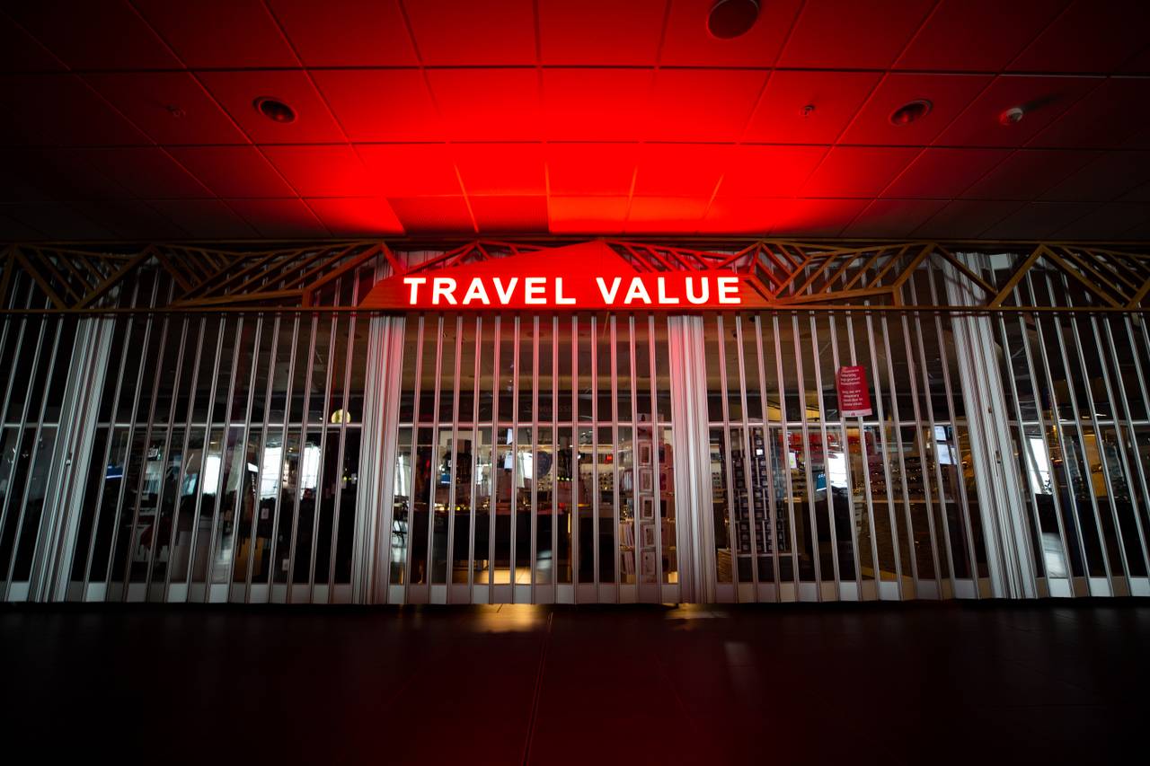 Stengt taxfree på Sola