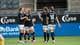 Foto: Tom Edvindsen / NRK jubel etter scoring av nr 31 Eivor Ulvund (t.v)