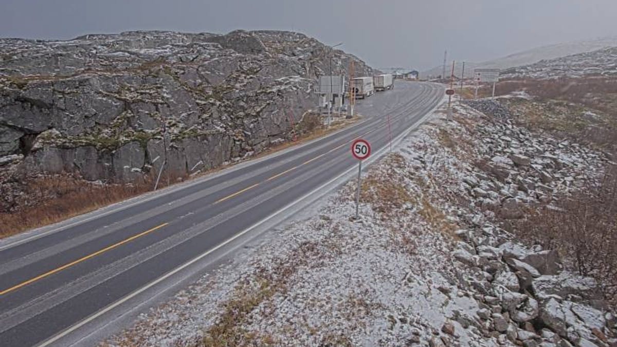 Her snør det!