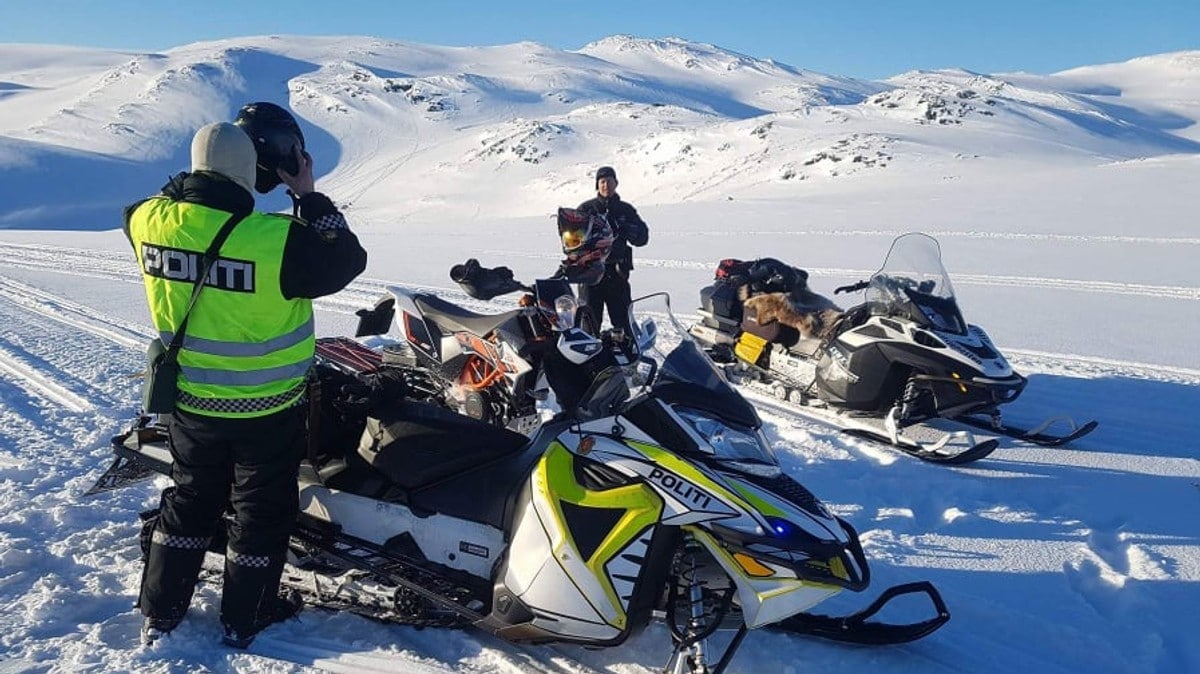 Politiet varsler flere kontroller av snøskuterkjørere i påsken:– Ikke om å ta flest mulig
