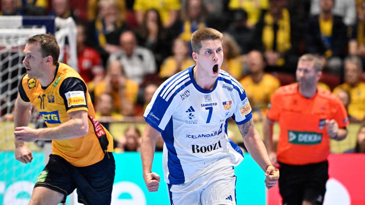 Svensk sjokktap i håndball-EM – Island vant 35-27 og skapte full spenning