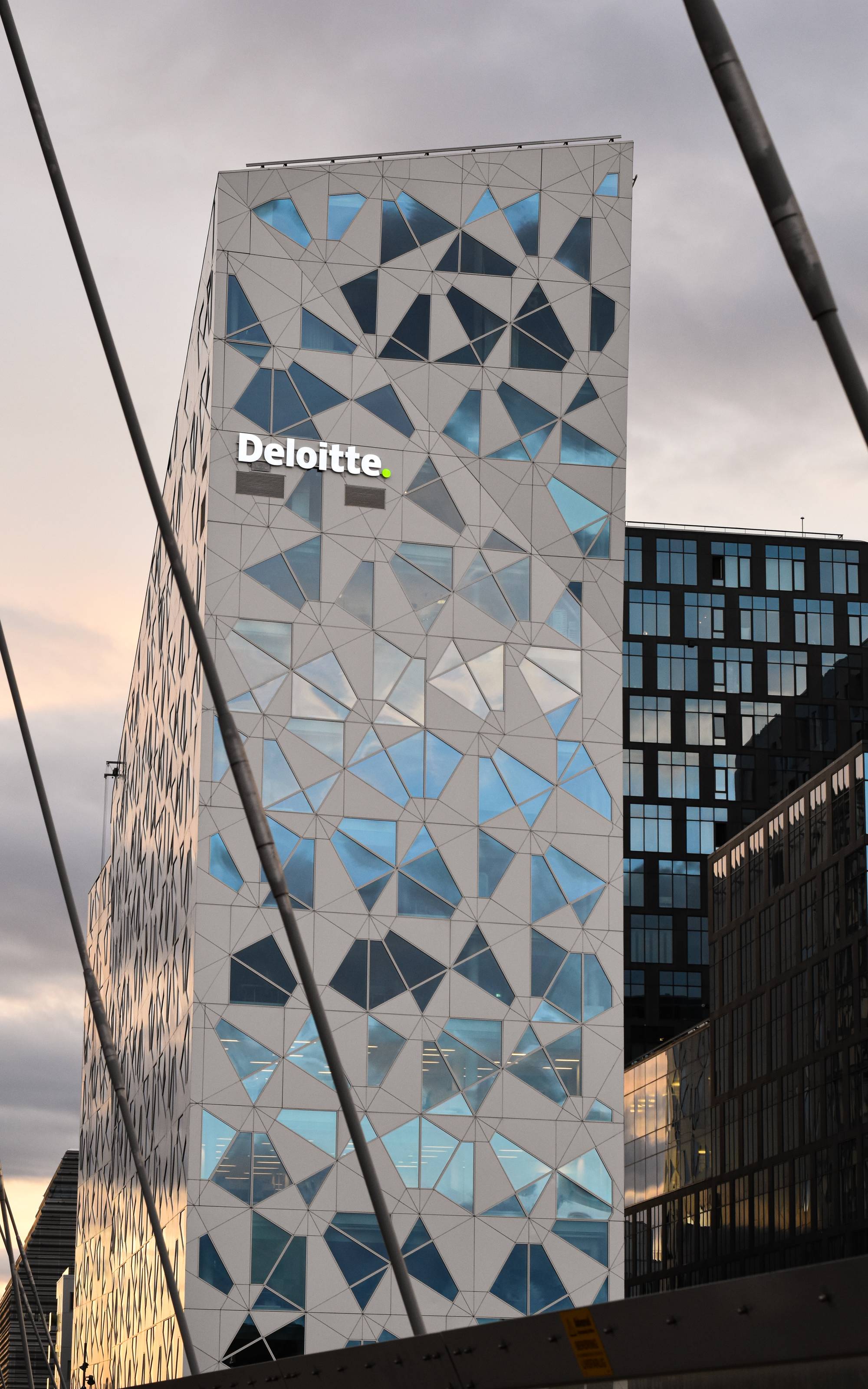 Moderne høyhus i Bjørvika
