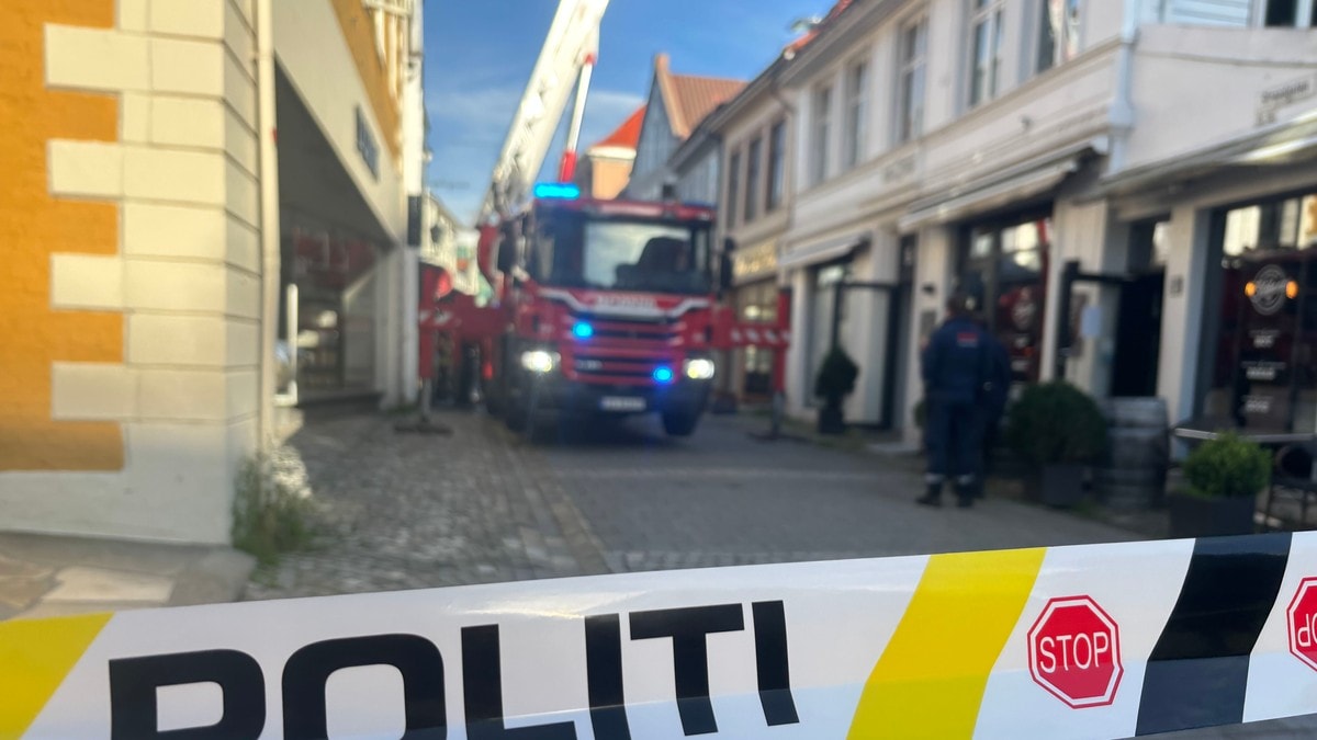 Brann i Bergen sentrum