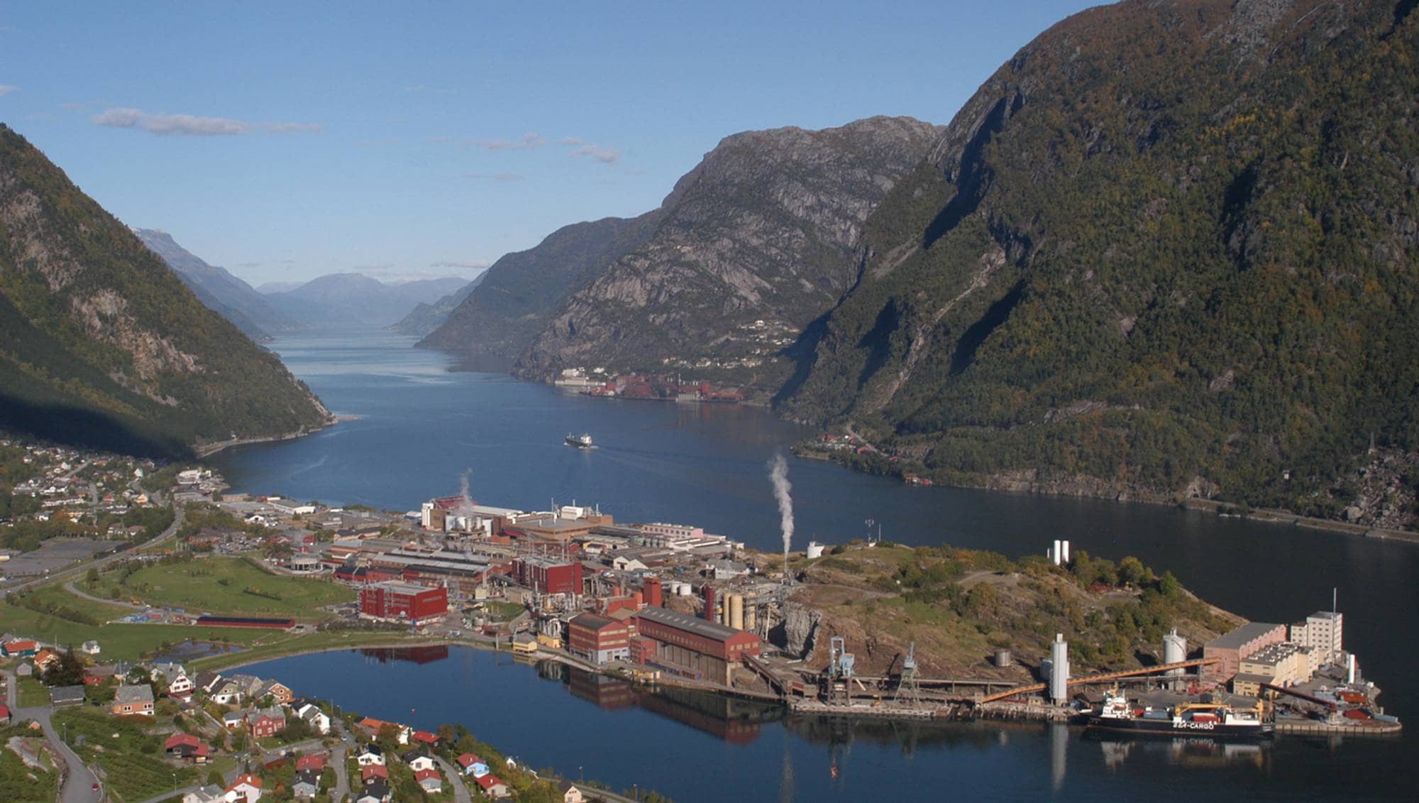 Zinkverket ved Boliden i Odda.