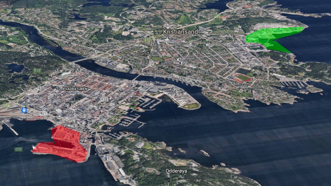 Flytting av Kristiansand Havn fra Lagmansholmen til Rige