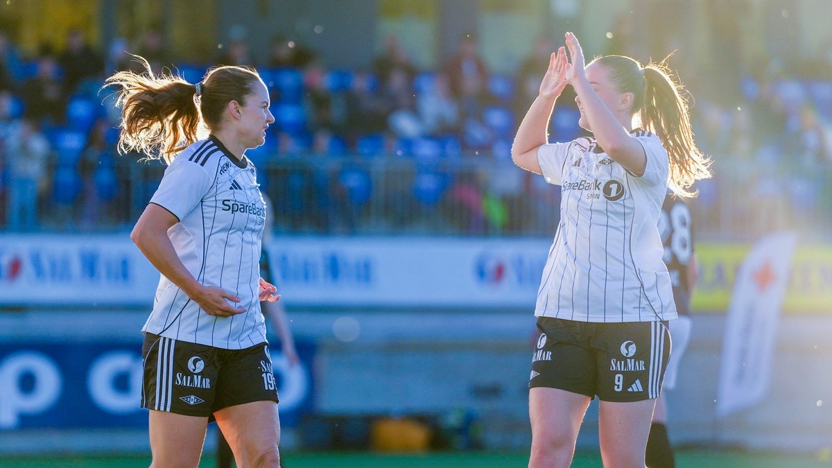 Rosenborg herjet – vant 8–0 mot Hønefoss