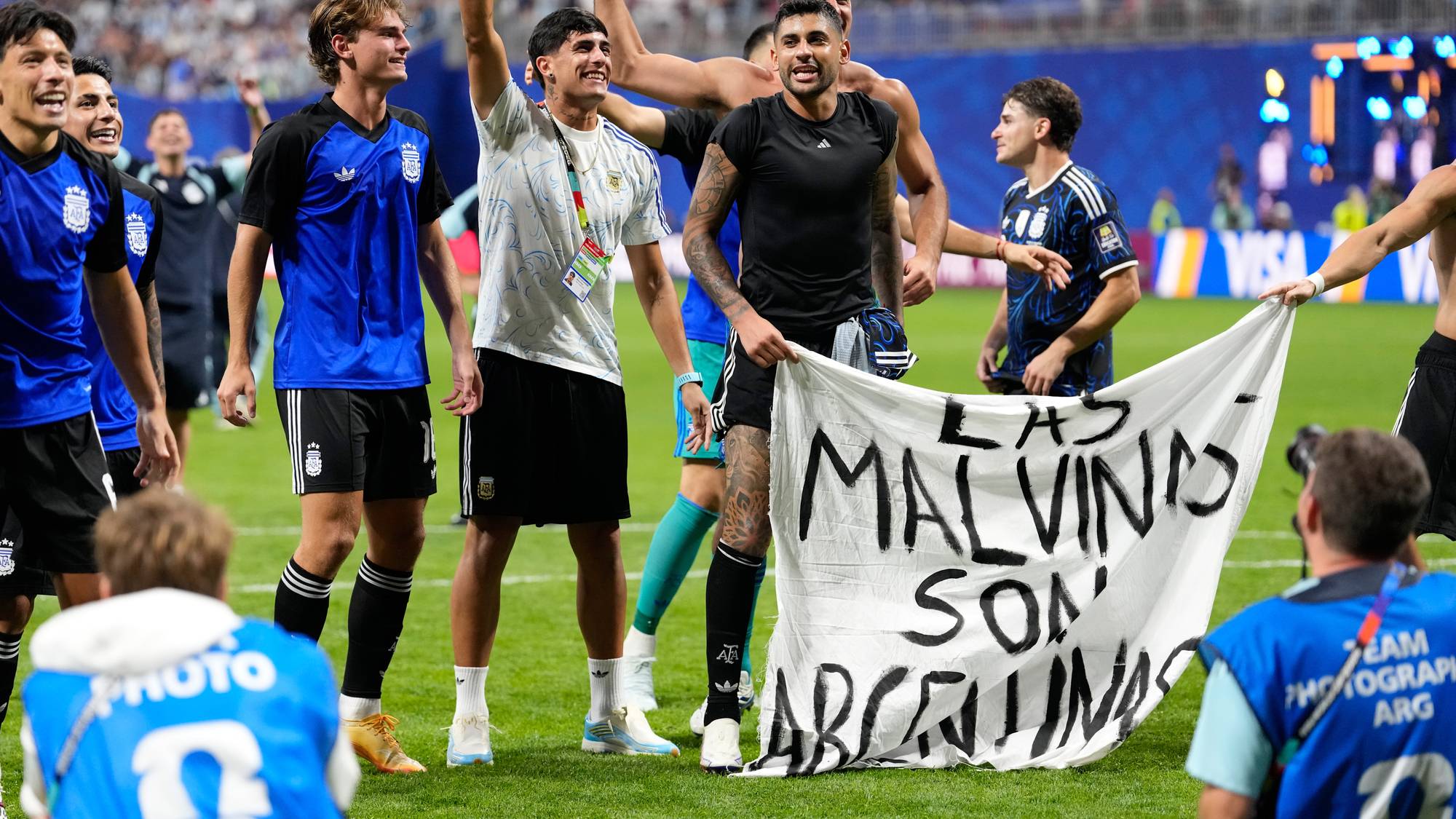 Argentina spillere feiring