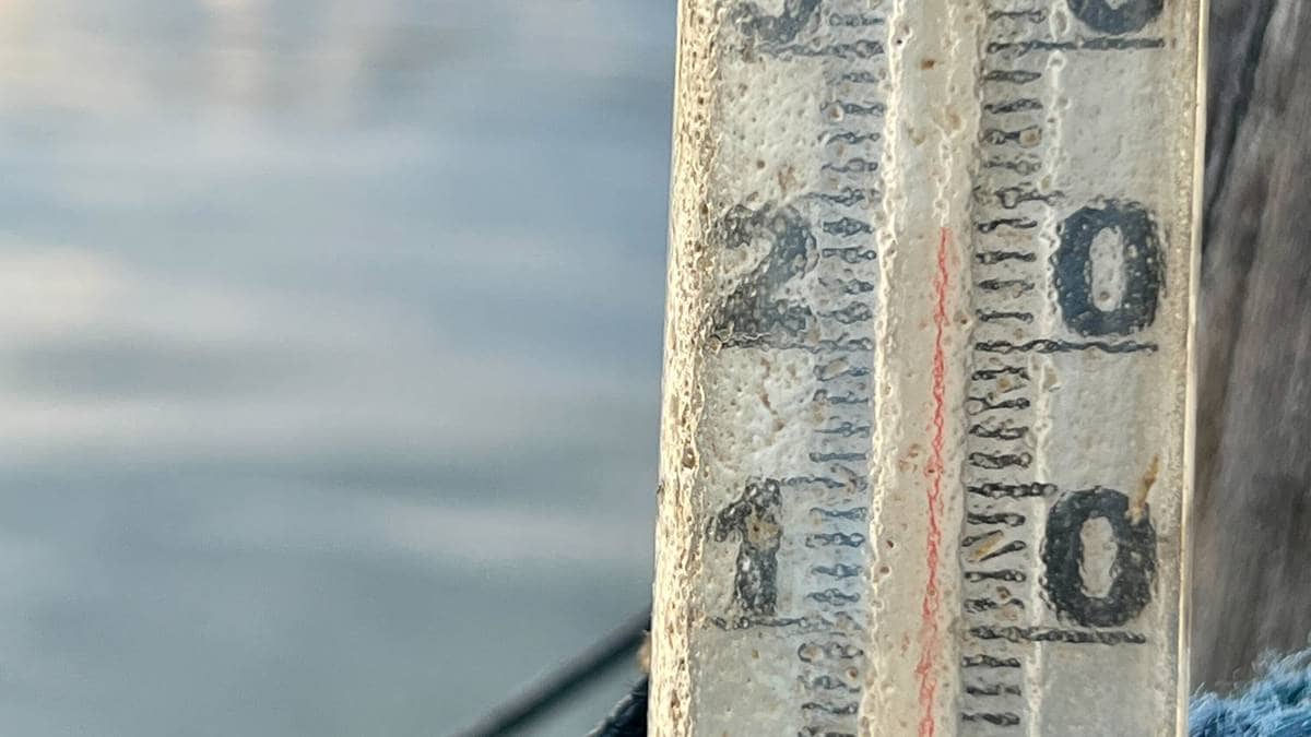 Høyeste badetemperatur i Lindesnes