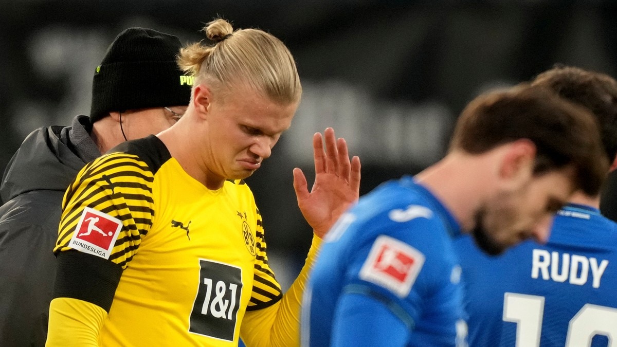 Dortmund bekrefter muskelskade for Haaland
