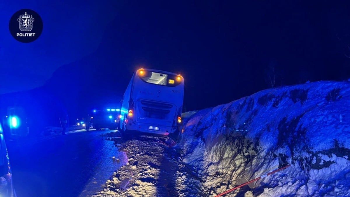 Bussulykke i Nordland