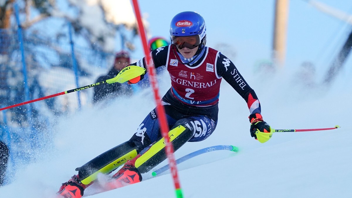 Shiffrin leder slalåmrennet i Vermont