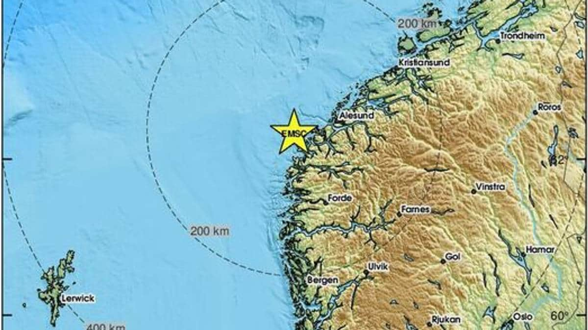 4.3 Magnitude Earthquake in Norway: Shaking Felt in Western Regions, No Damage Reported