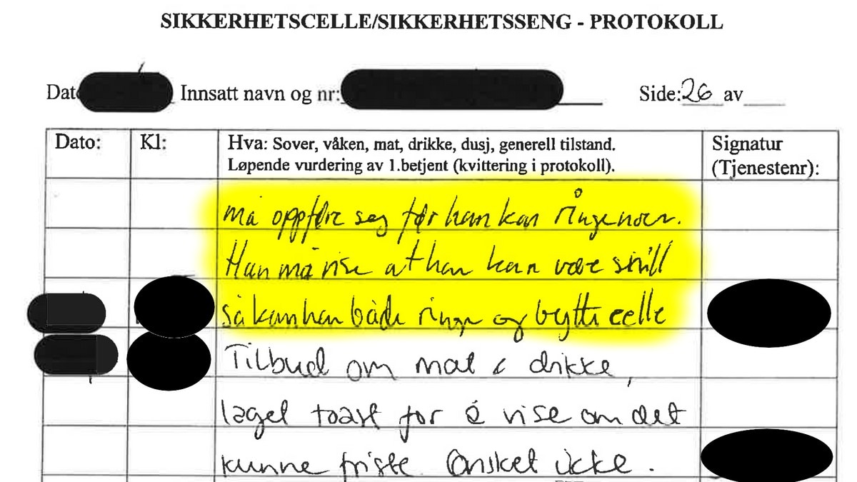 Flere barn har sittet ulovlig på glattcelle: «Han må vise at han kan være snill»