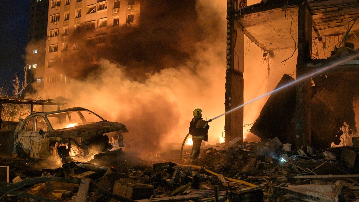 Minst ti drept i rakettangrep mot Kyiv