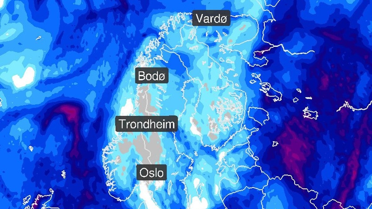 Meteorologen: – Vêrgudane held ein paraply over Noreg denne veka