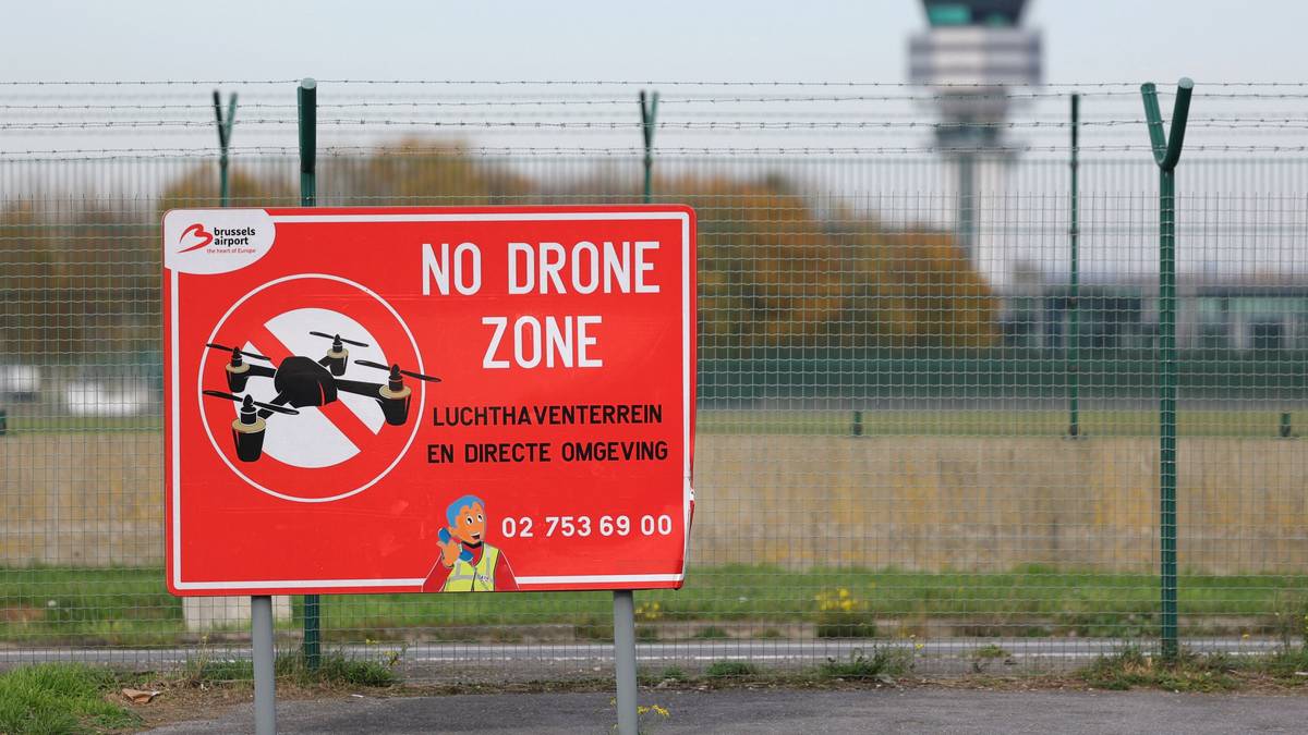 Nye droneobservasjoner ved flyplass i Brussel