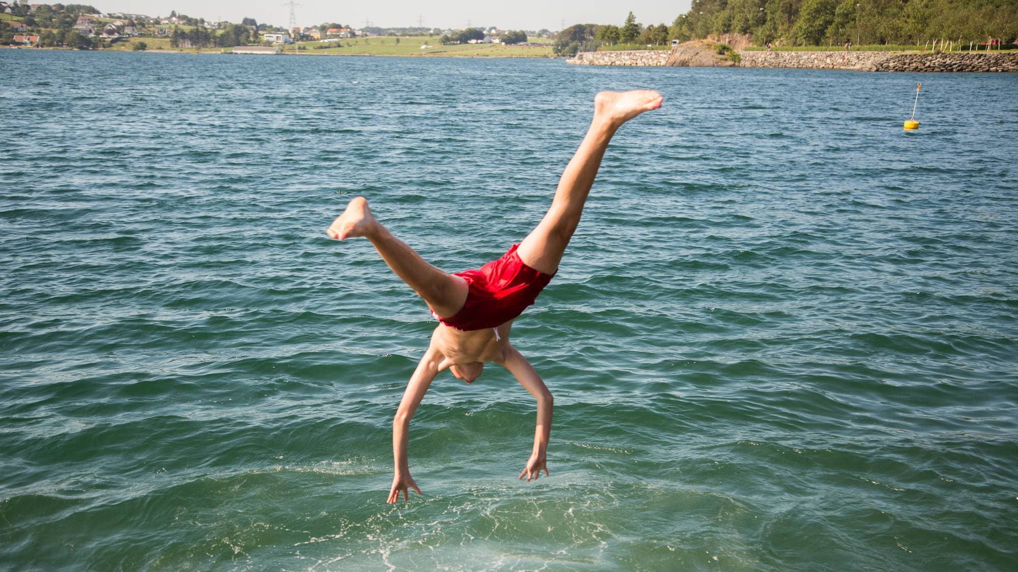 Bading i Hafrsfjord