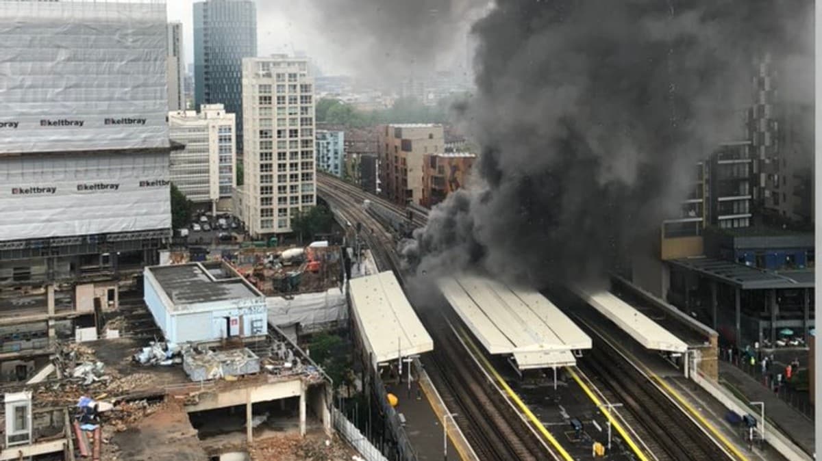 Major fire at London Underground station – NRK Urix – Foreign news and documentaries