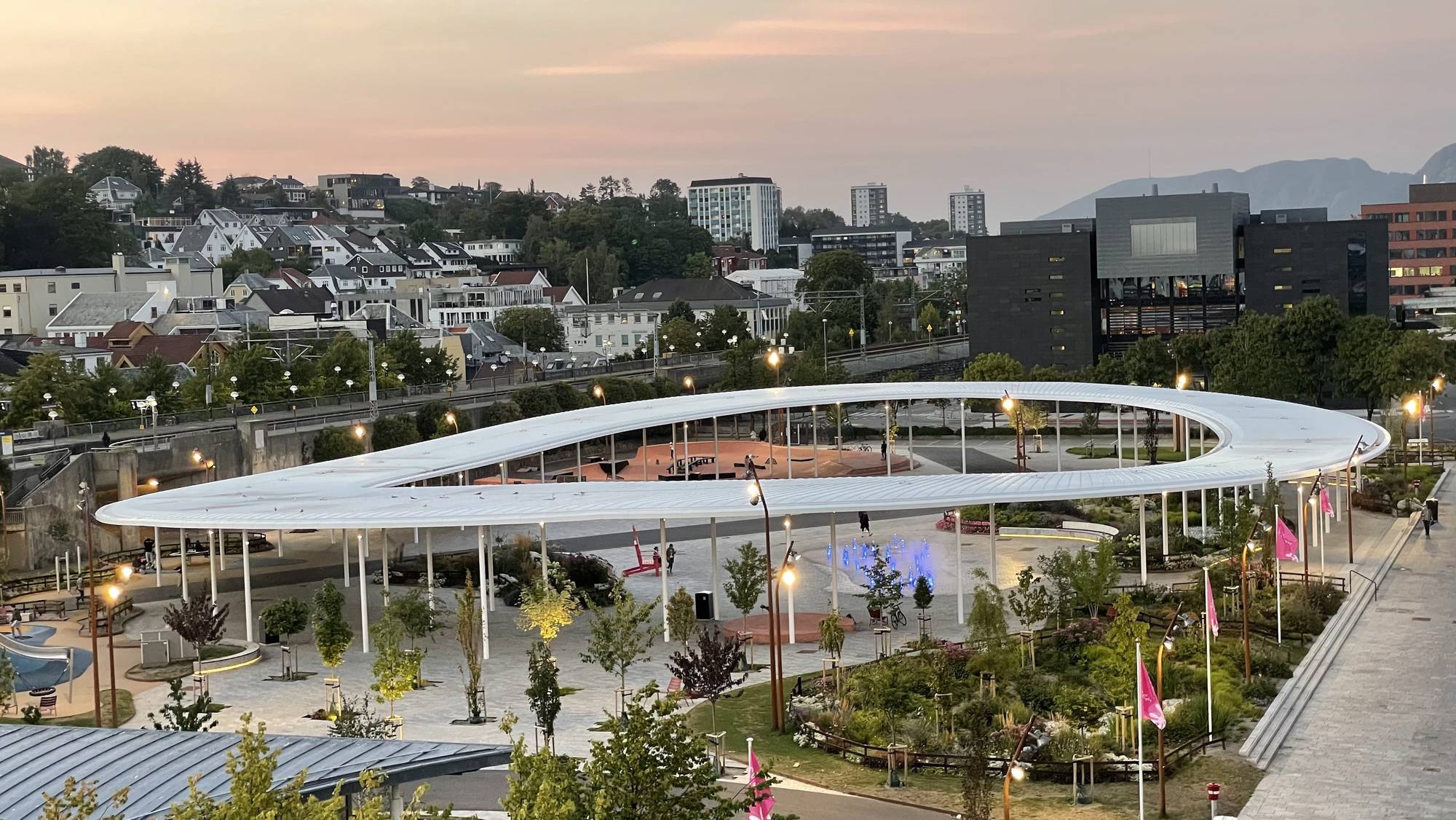 Ruten bypark i Sandnes