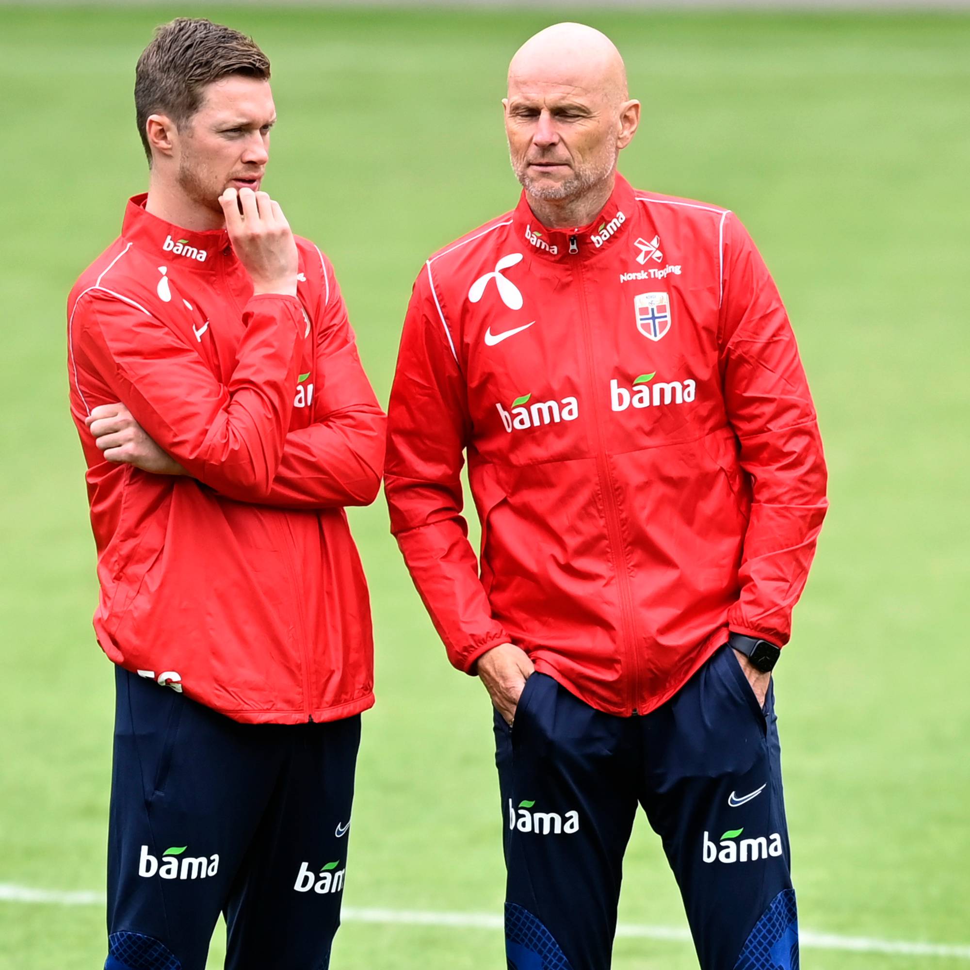 Pål Fjelde og landslagstrener Ståle Solbakken