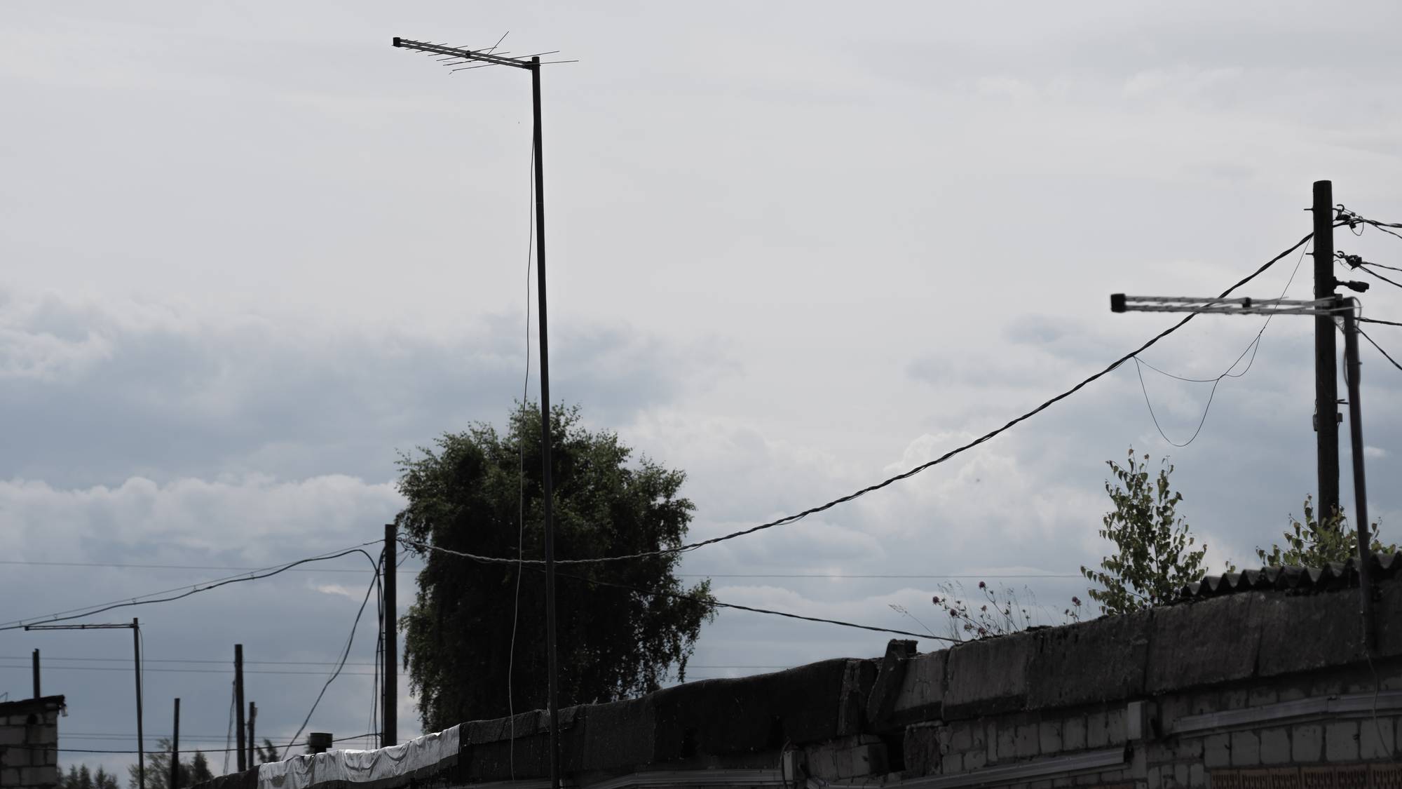 Bilde av TV-antenner i Narva