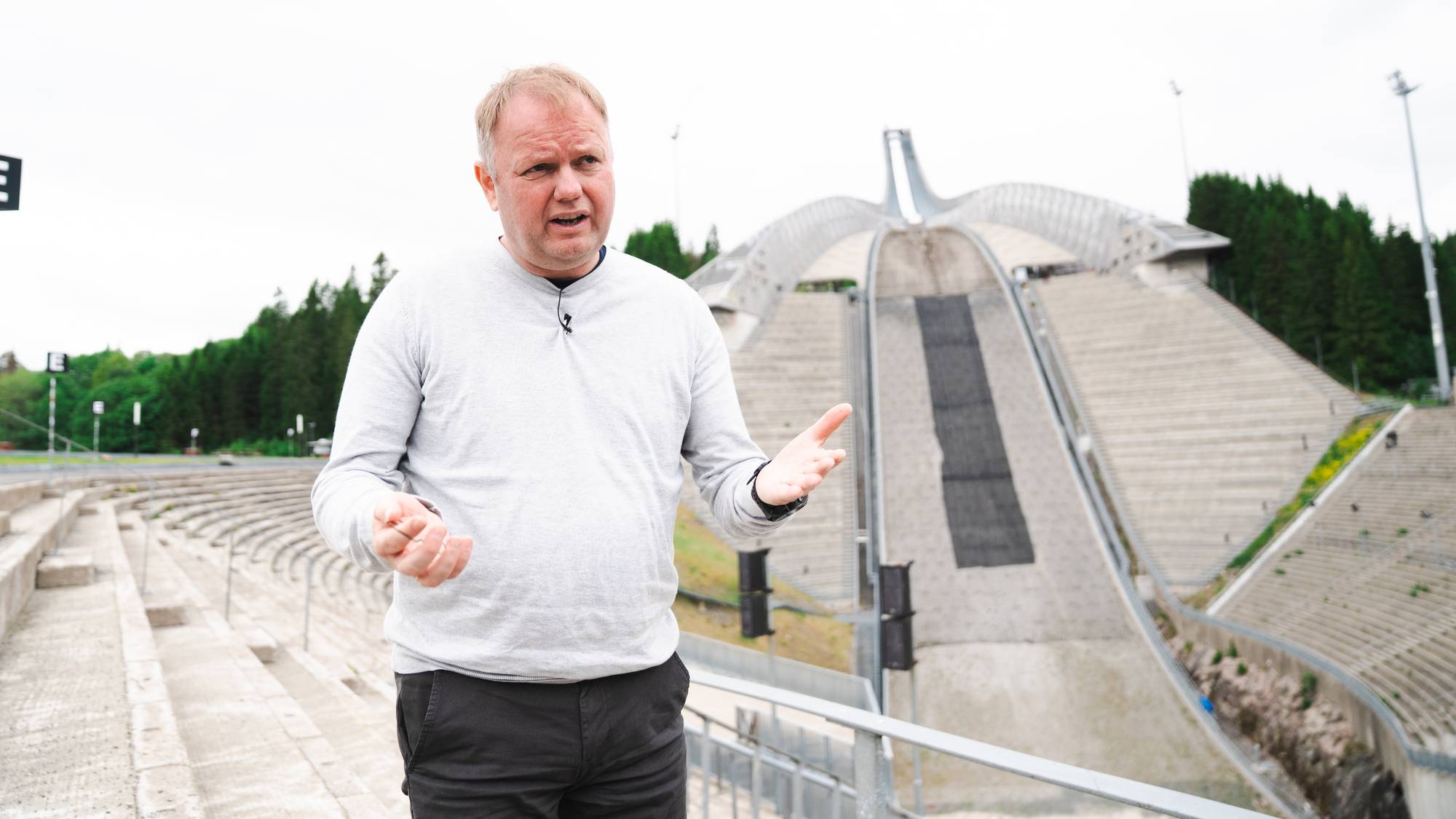 Roger Finjord i Holmenkollen