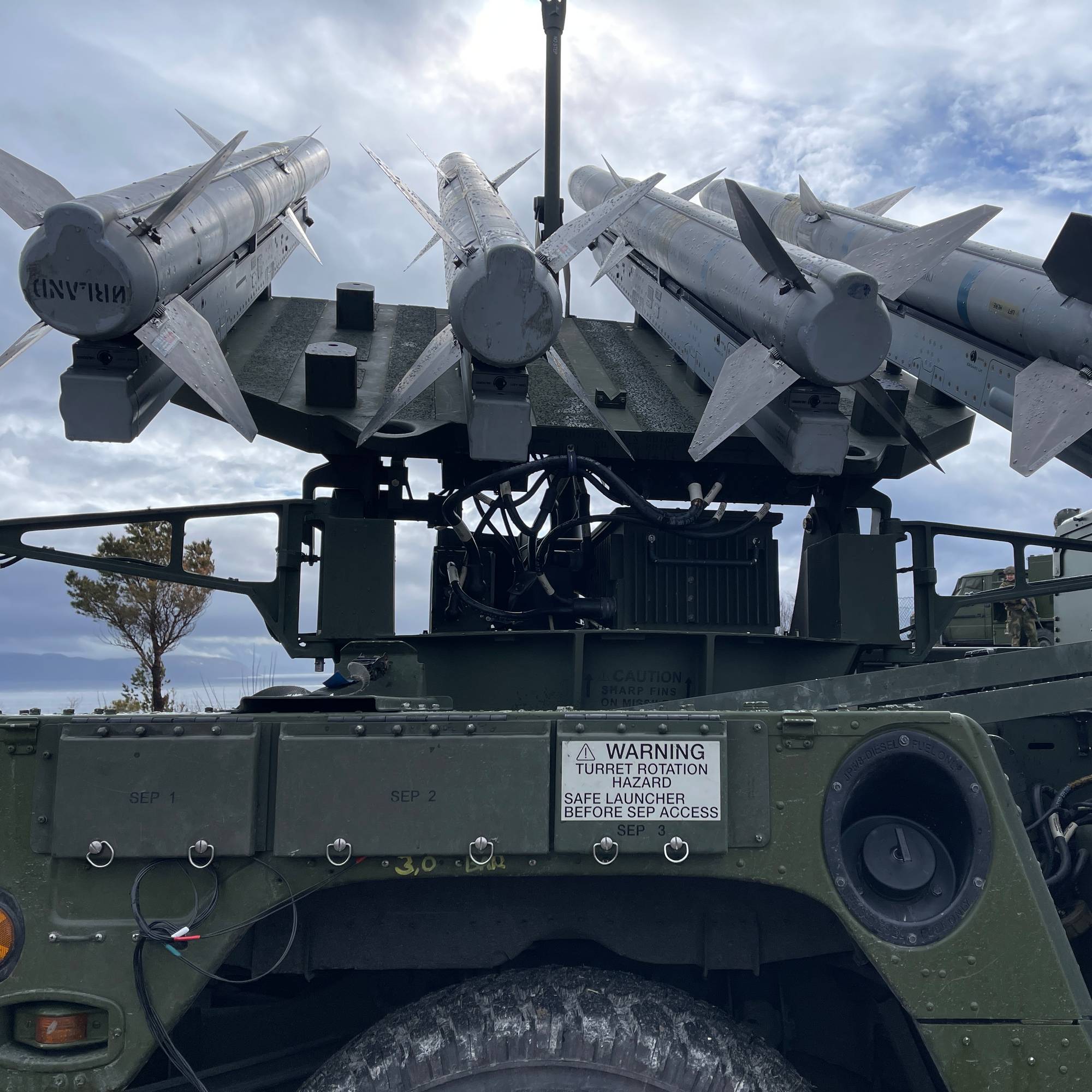 Luftvern, Nasams, på Ørlandet