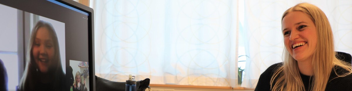 Universitetssykehuset Nord Norge lanserer nytt Skype tilbud Skype tilbud til engstelige barn og unge