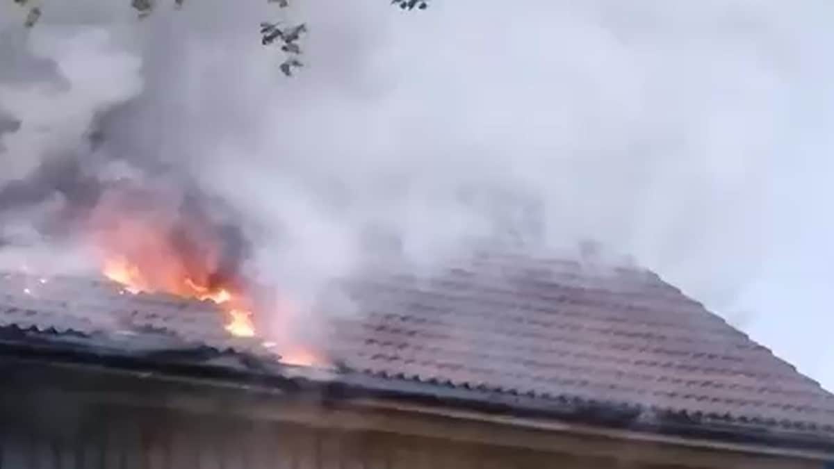 Reddet ut av brennende hus
