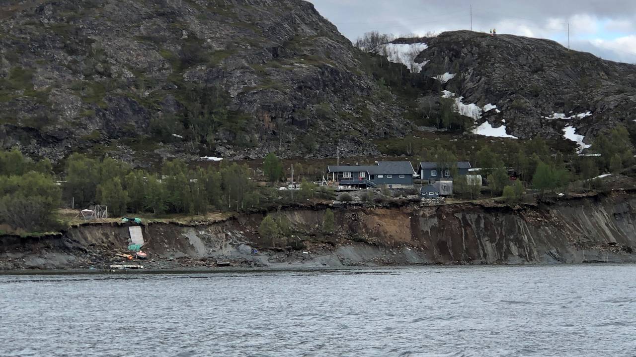 Jordskred i Alta, ett hus står igjen