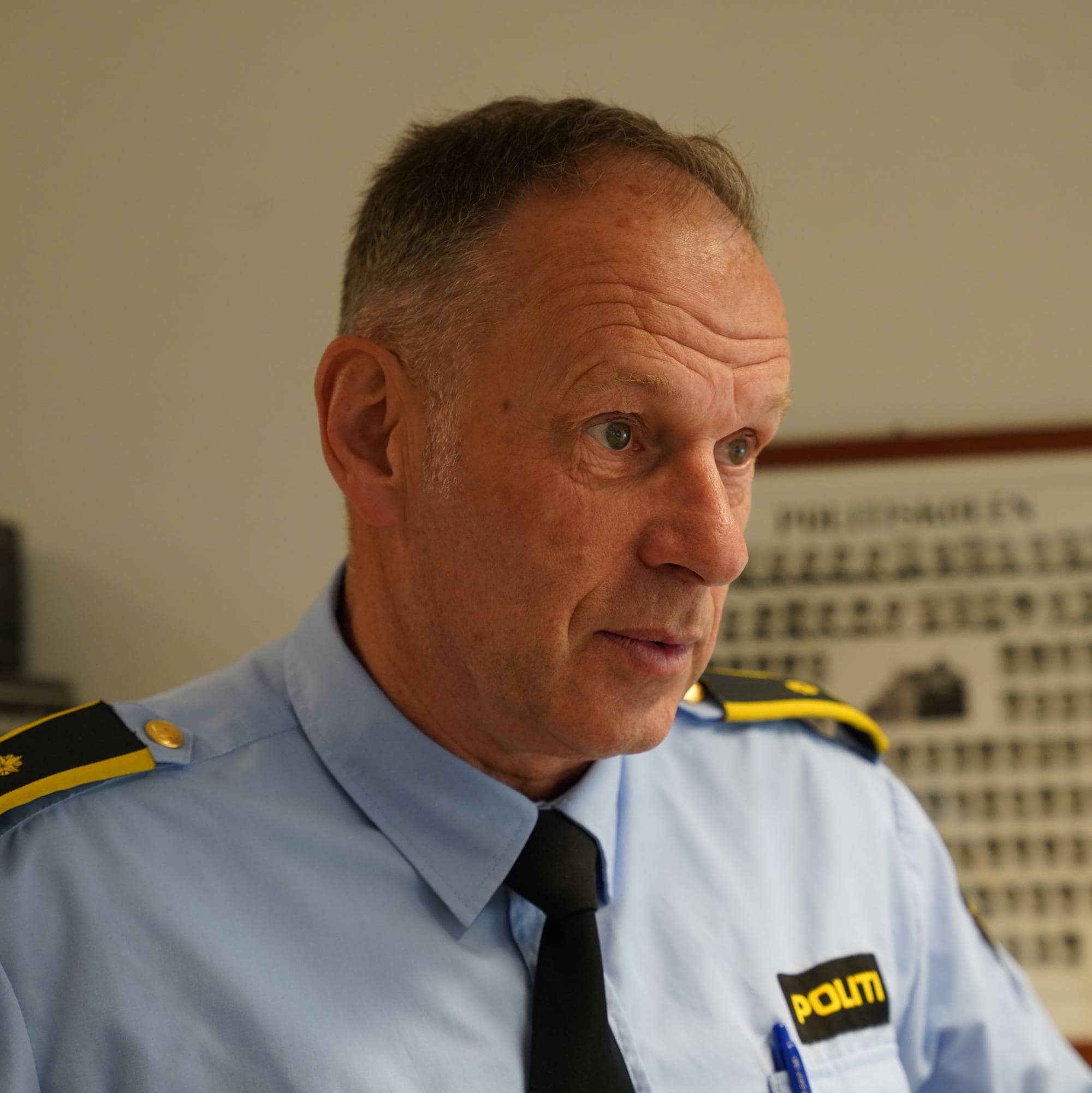 Krimsjef i Kongsberg, Morten Ole Pedersen.