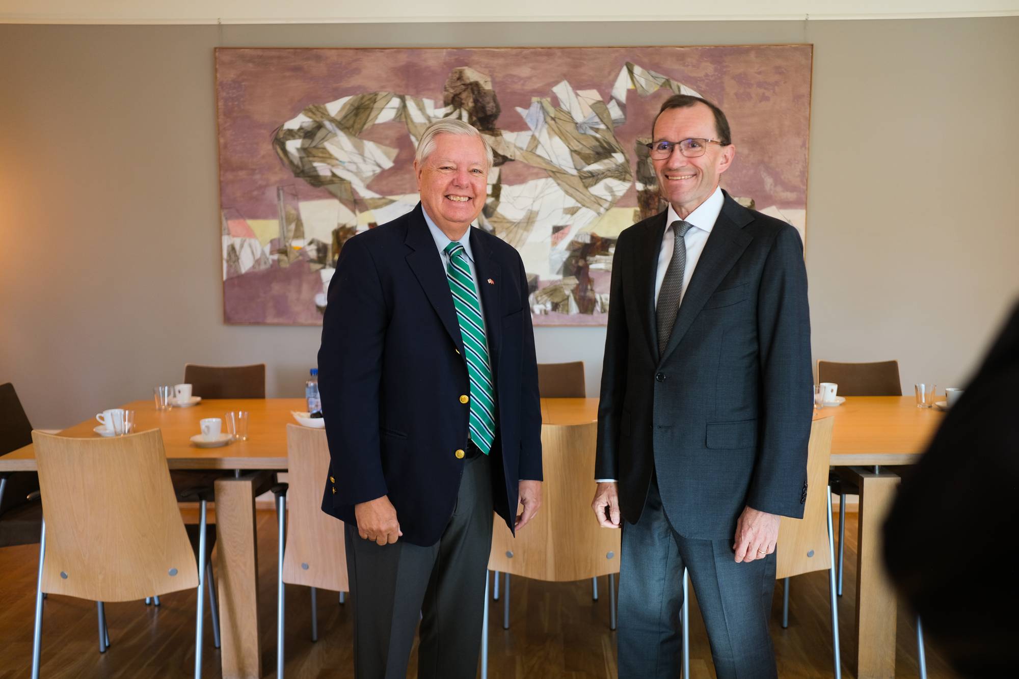 Lindsey Graham møter Espen Barth Eide