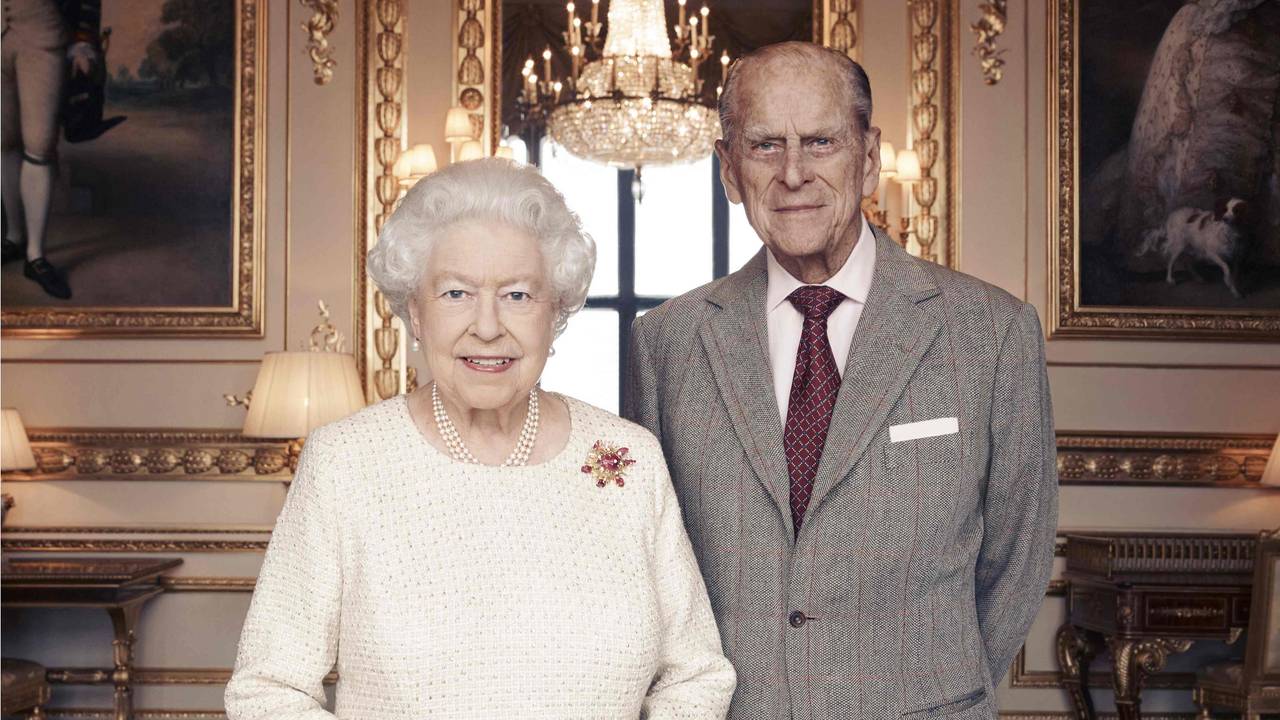Dronning Elizabeth og prins Phillip 2017