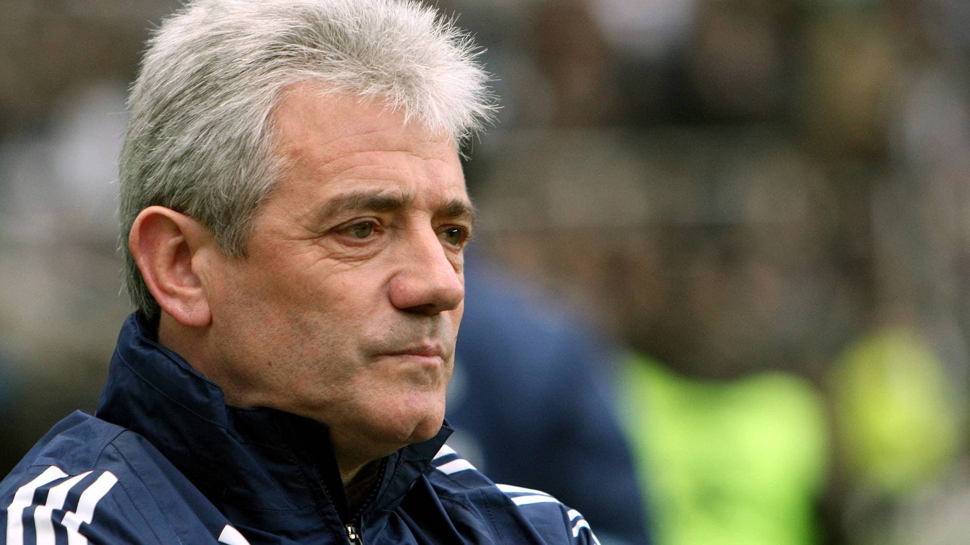 Newcastle United manager Kevin Keegan looks on ahead of their English Premier League soccer match against Manchester United at St James' Park, Newcastle, England, Saturday Feb. 23, 2008. (AP Photo/Scott Heppell) ** NO INTERNET/MOBILE USAGE WITHOUT FAPL LICENCE - SEE IPTC SPECIAL INSTRUCTIONS FIELD FOR DETAILS **