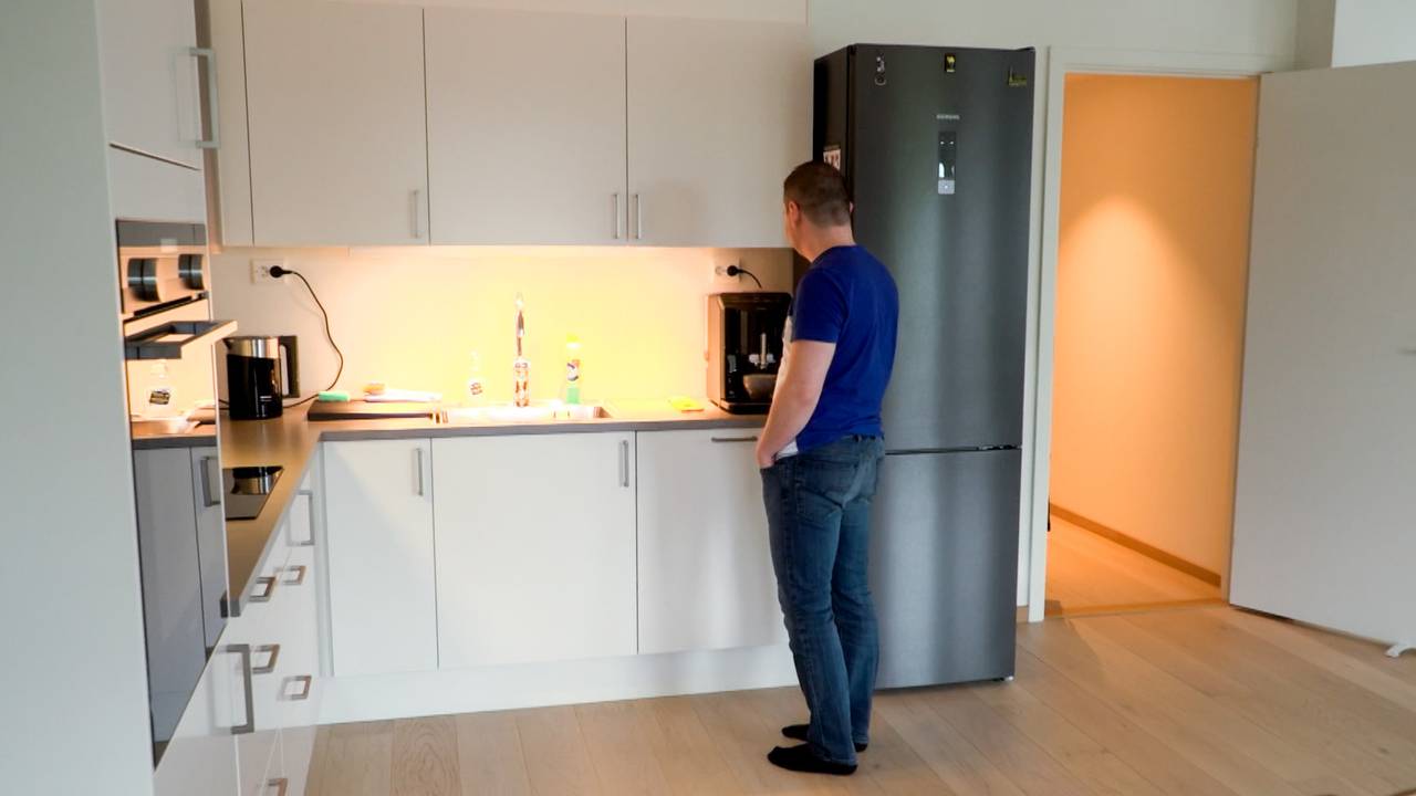 Kjøkkenet i den nye leiligheten til Aleksei Paroshin