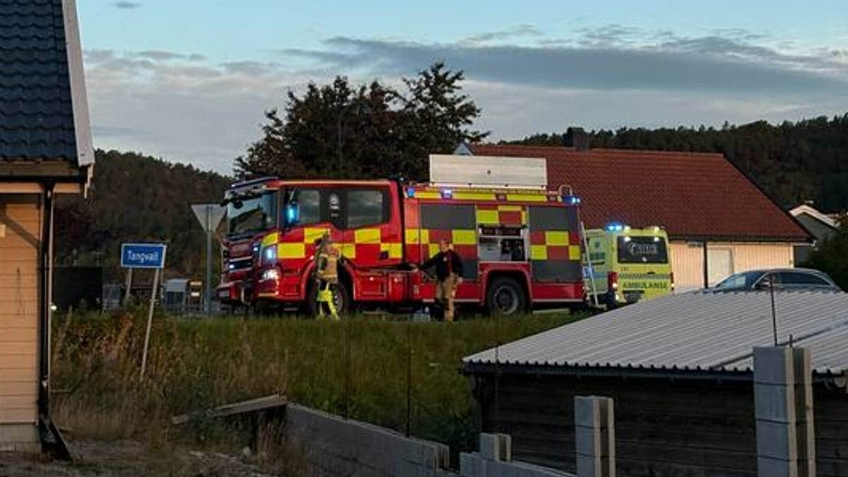 Tre personer til sykehus etter kollisjon i Kristiansand
