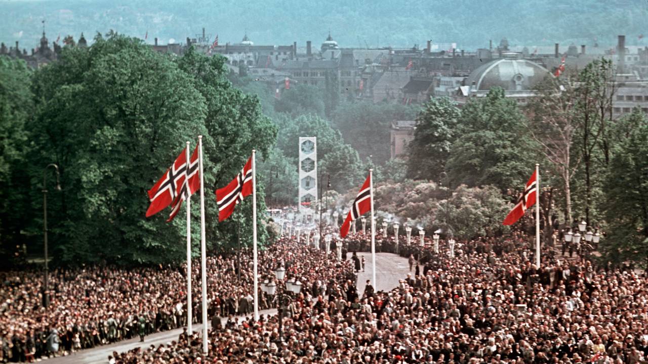 Kristian Bull utsikt slottsplassen 7.juni