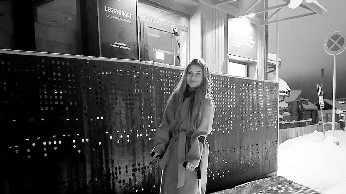 Her er Emma på krykkjer før MGP-finalen: – Vi får sjå det an