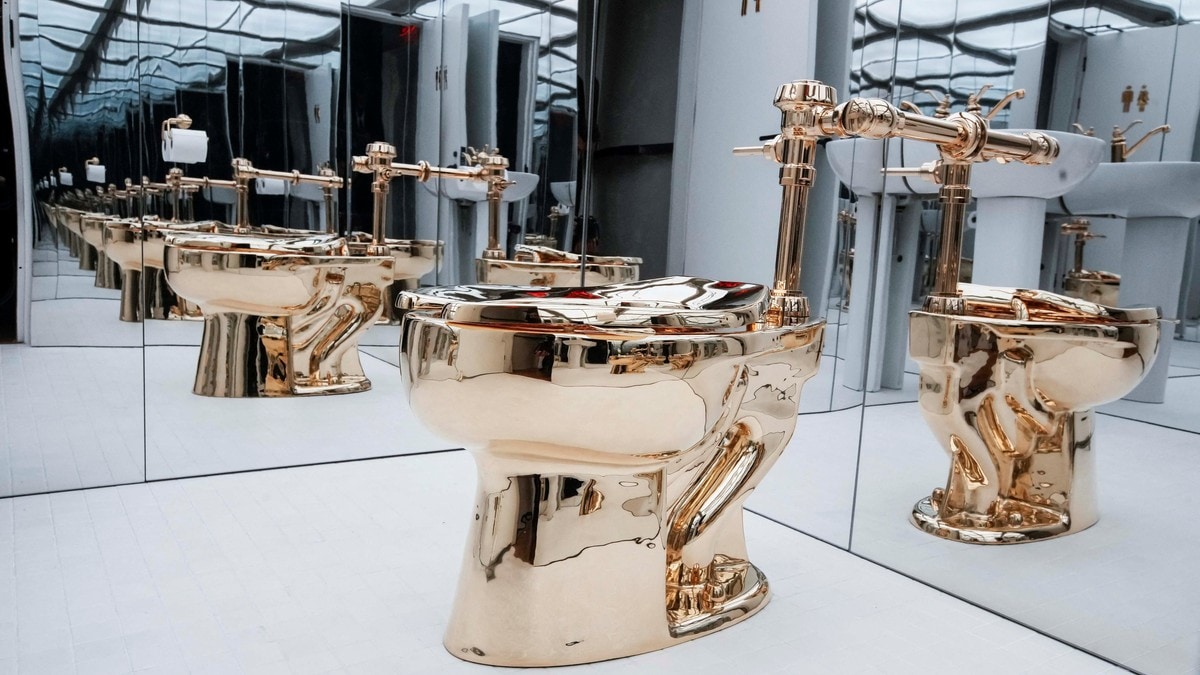 Gulltoalettet «Amerika» solgt for 12 millioner dollar