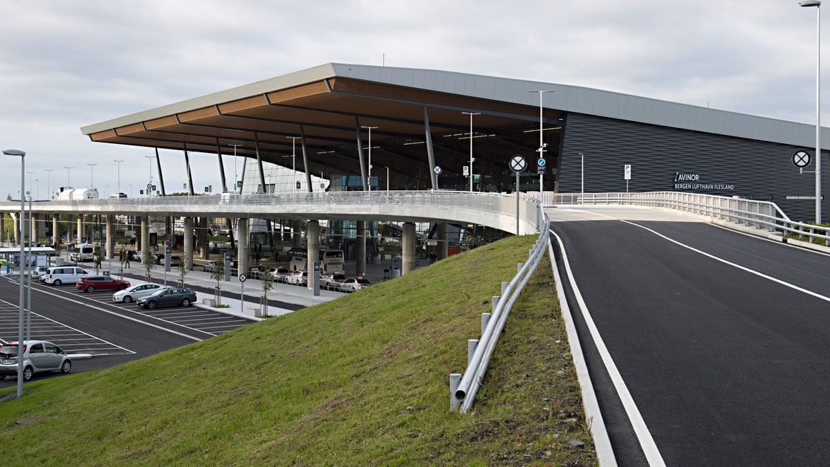 Åpningen av nye Bergen lufthavn, Flesland. FOTO: NTB