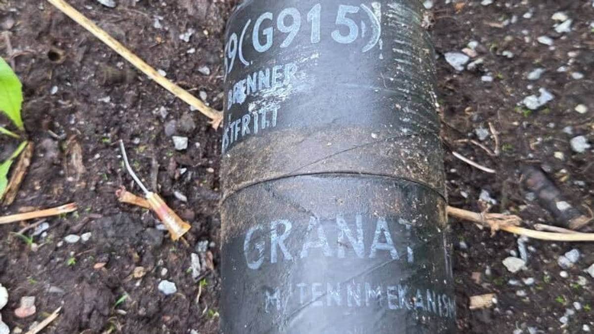 Politiet bekrefter: Funn i Stavanger var øvingsgranat